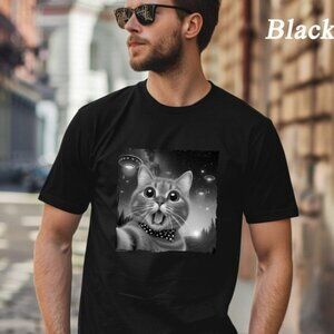 Funny Cat Selfie T-Shirt, Cute Cat Tee